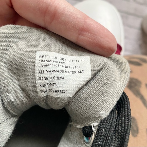 Beetlejuice Handbook High-Top Sneakers - Picture 10 of 10